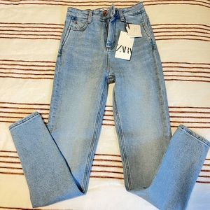 Zara high rise skinny jeans